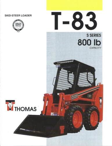 Thomas T 83 s Skid Steer Specs (1994 